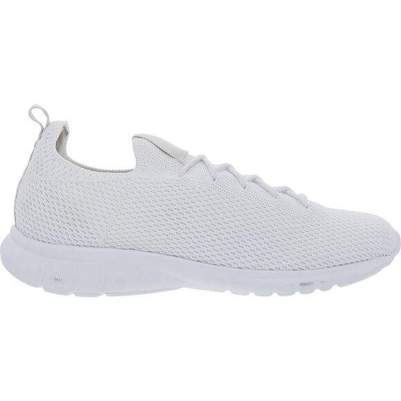 Nisolo Womens White Knit Athleisure Trainers Casual and Fashion Sneakers NWT - Picture 2 of 3